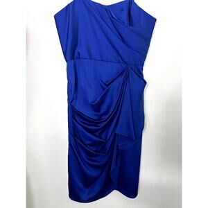 Max and Cleo Lulu Dragonfly Dark Strapless Cocktail Prom Dress NWT Size 8